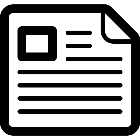 480x480 Filelinecons Daily Newspaper.svg