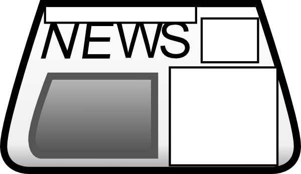 600x347 Newspaper Blank Clip Art