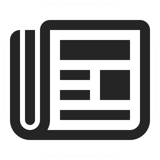 512x512 Newspaper Icon Iconexperience