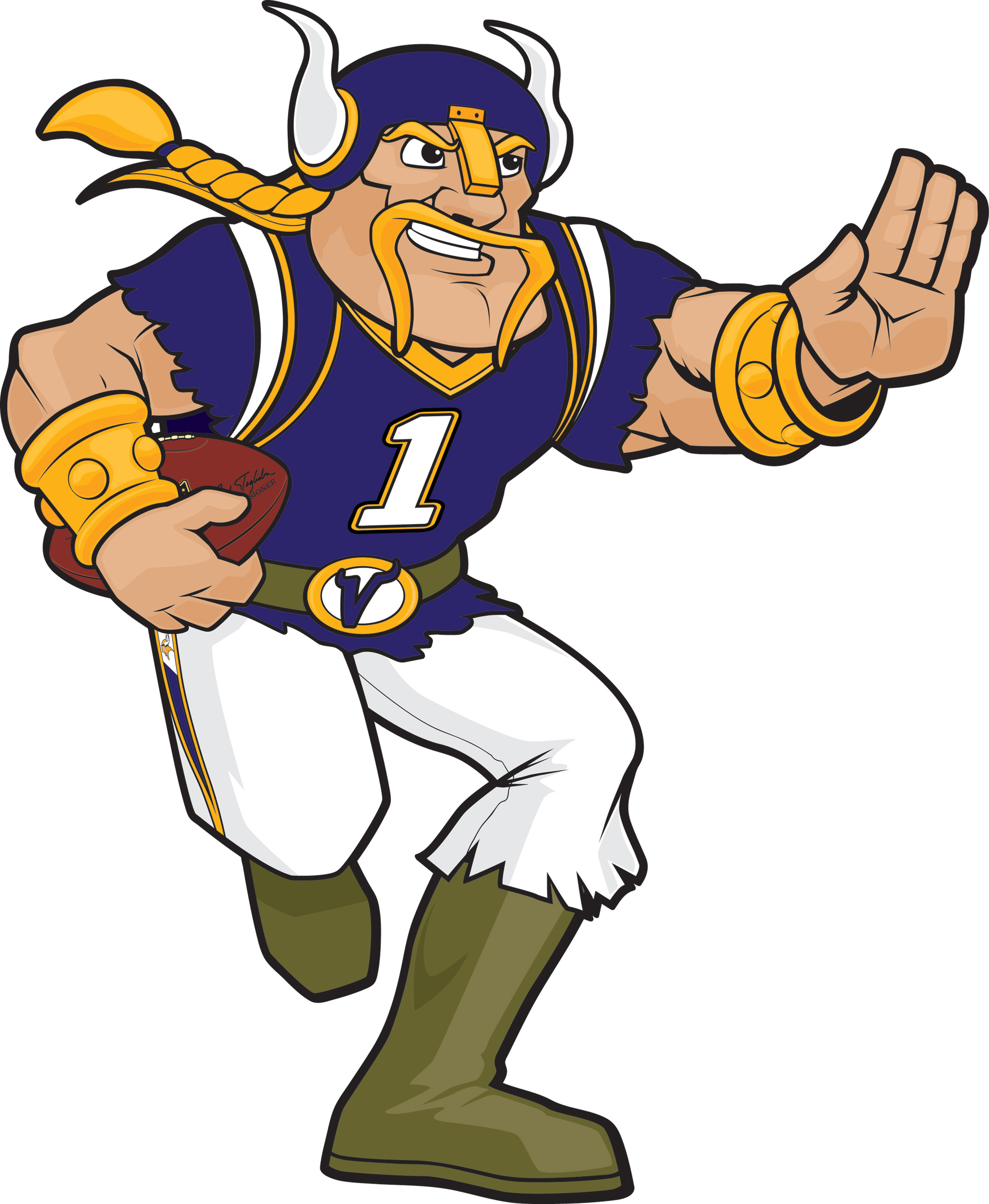 2186x2660 Football Minnesota Vikings Clipart