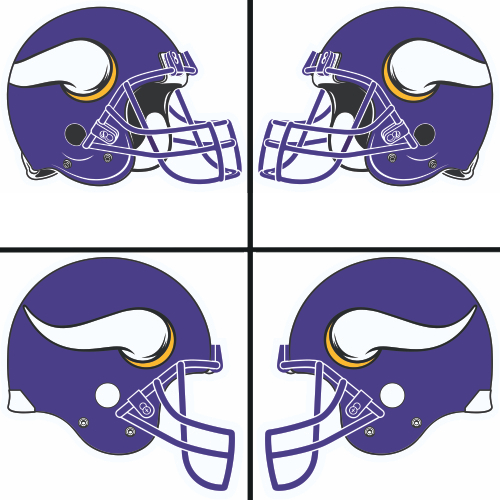 500x500 Minnesota Vikings Helmet Logo Lt2006 Presentgt Iron On Stickers