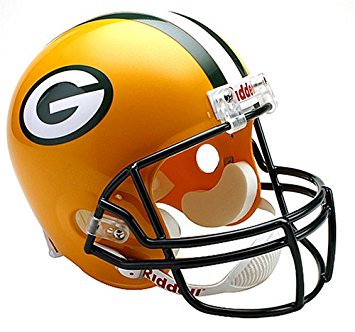 355x332 Riddell Nfl Green Bay Packers Deluxe Replica Football Helmet