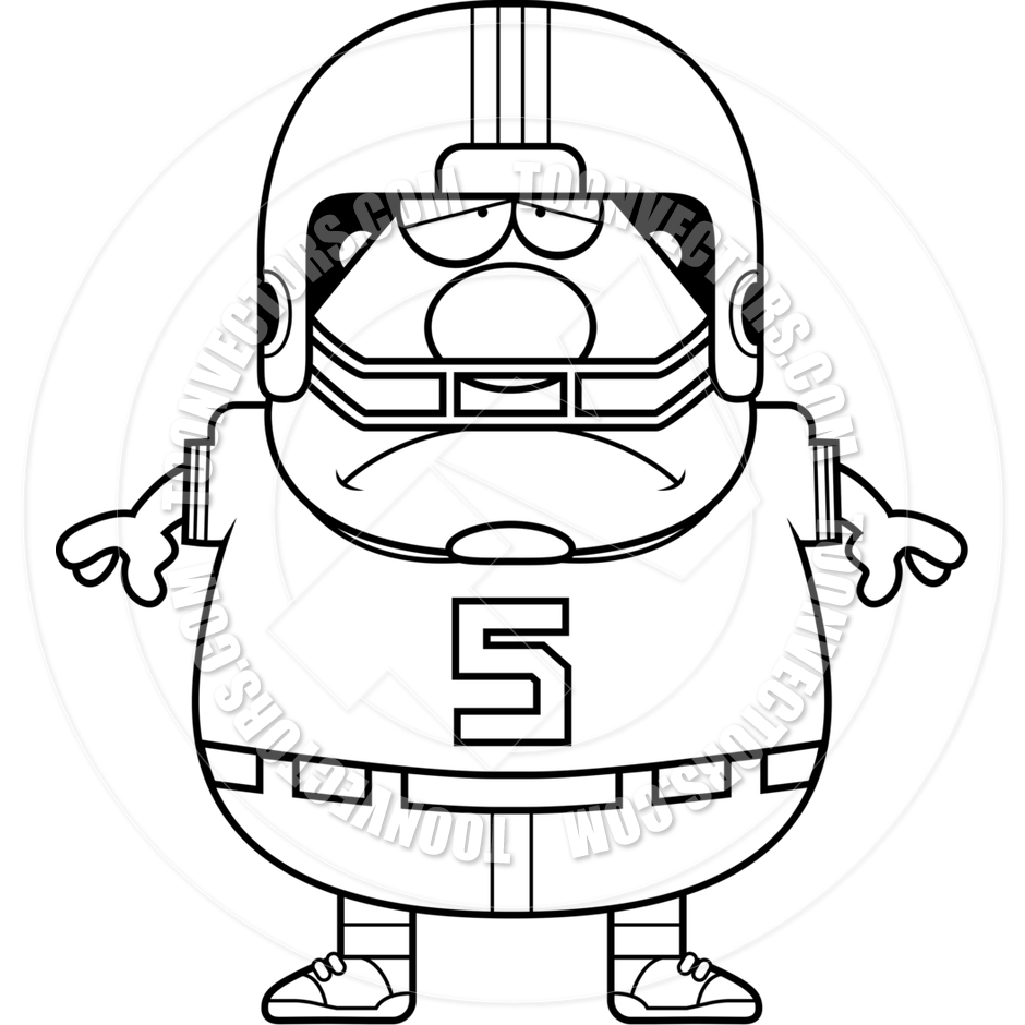 940x940 Football Player Standing Drawing Clipart Panda