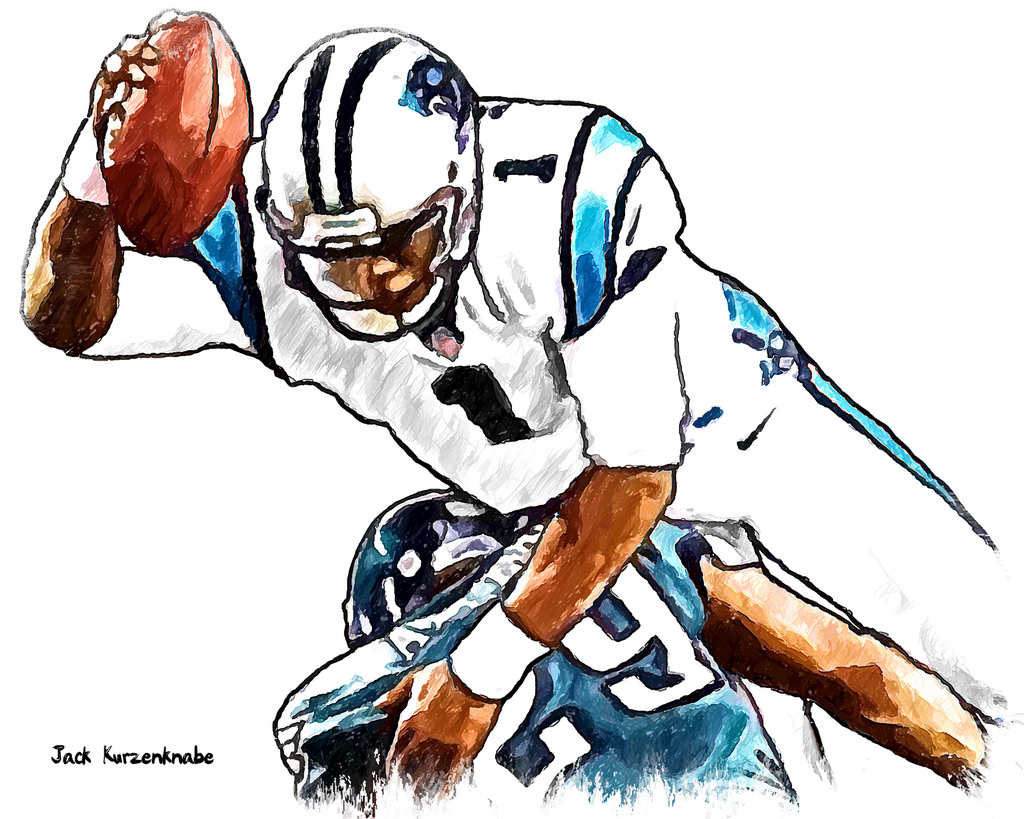 Nfl Player Drawings