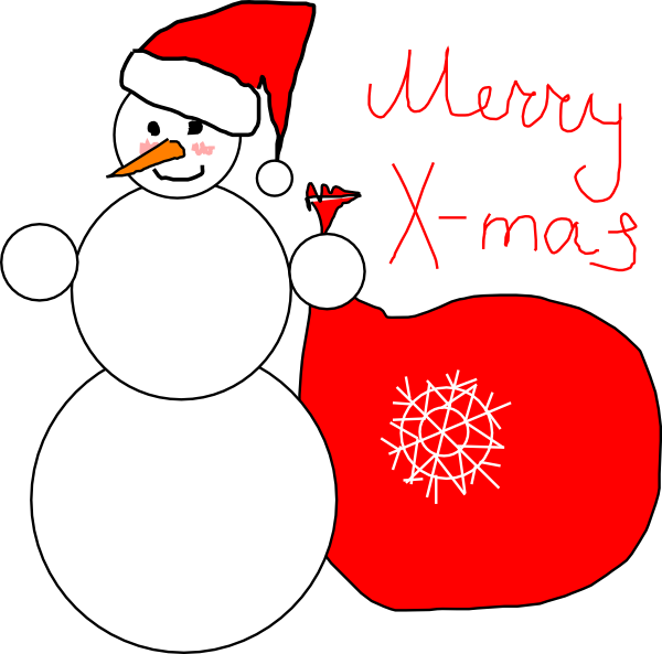 600x593 Free To Use Amp Public Domain Snowman Clip Art