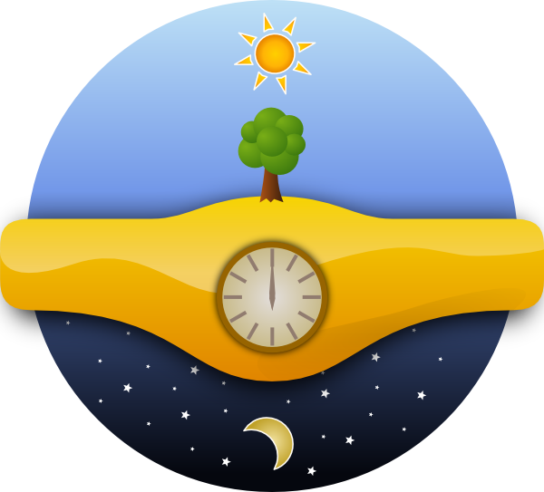 600x543 Ernes Giorno E Notte Night And Day Clip Art