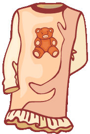 183x272 Nightdress Clipart