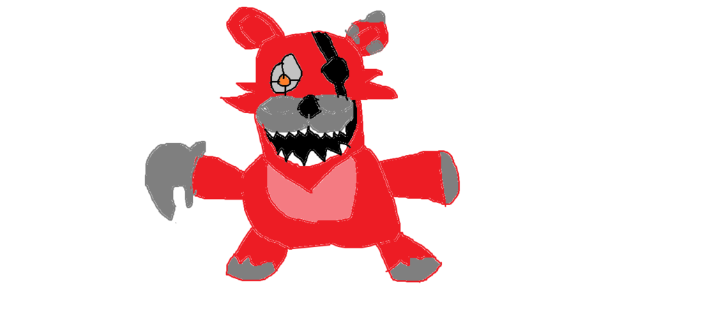 1024x470 Nightmare Foxy Plushie By Xdkacper