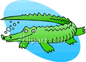 300x217 Swimming Through Water Crocodile Clipart, Explore Pictures