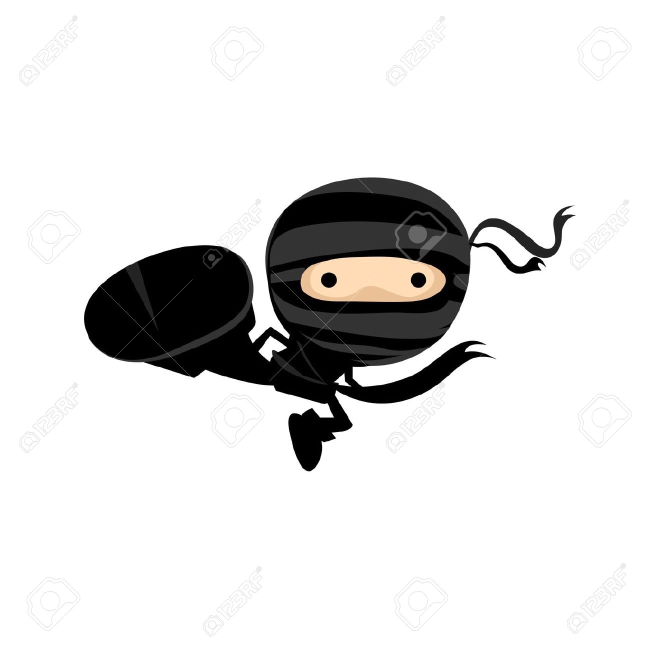 1300x1300 Martial Arts Clipart Ninja Kick