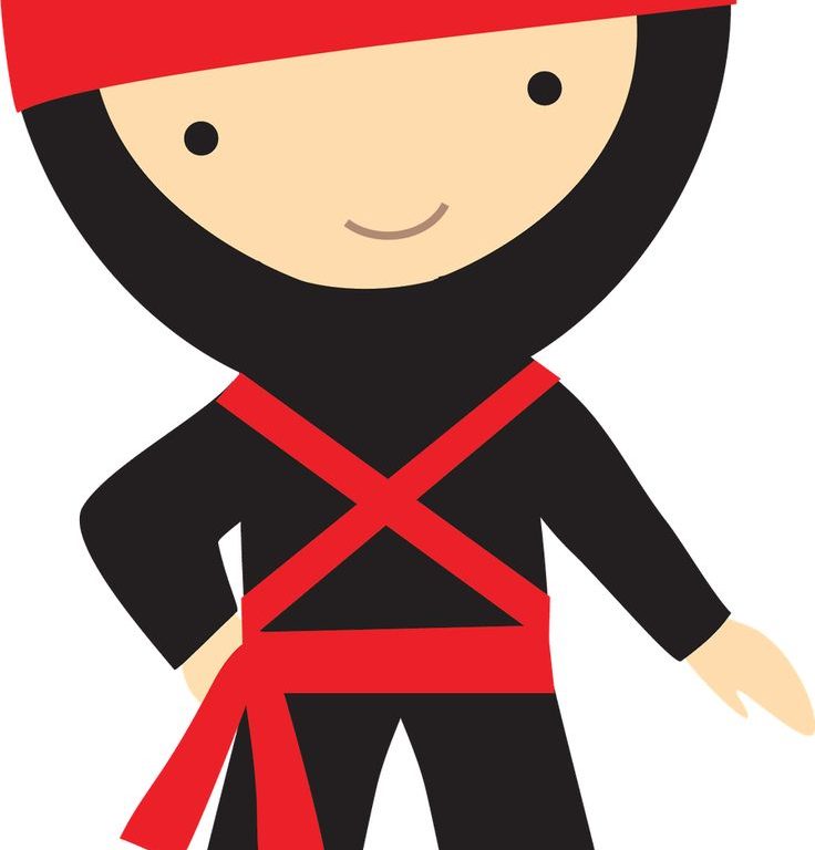 736x768 Ninja Clip Art