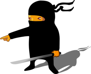300x243 Ninja Clip Art