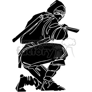 300x300 Royalty Free Ninja Clipart 008 384671 Vector Clip Art Image