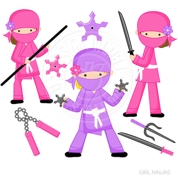600x600 Graphics For Girl Ninja Clip Art Graphics