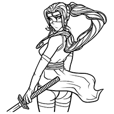 230x230 Top 20 Free Printable Ninja Coloring Pages Online
