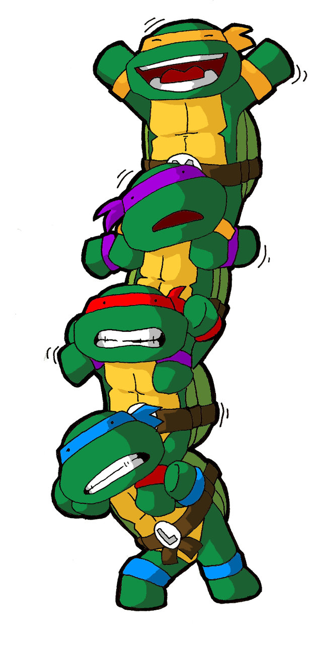 622x1285 Teenytiny Mutant Ninja Turtles Just Because I Love This! I Want