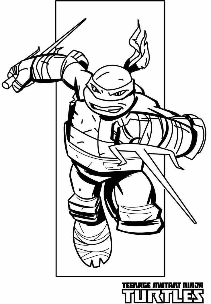 736x1061 Teenage Mutant Ninja Turtles Coloring Pages Printable You Will Love
