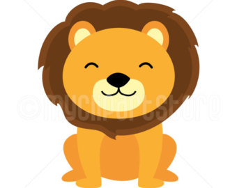 340x270 Lion Clipart Etsy