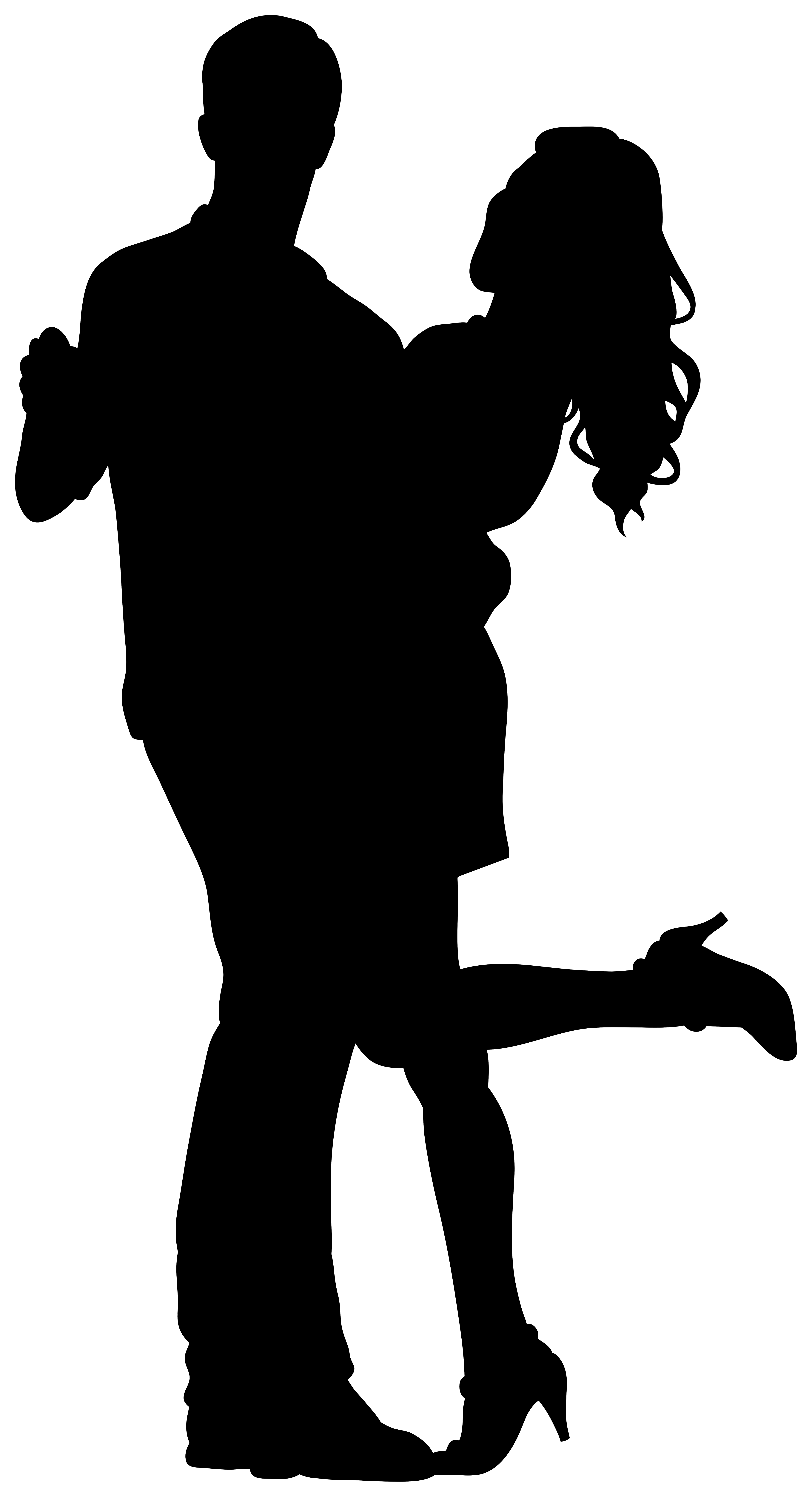 4345x8000 Dancer Clipart Silhouette Transparent Background