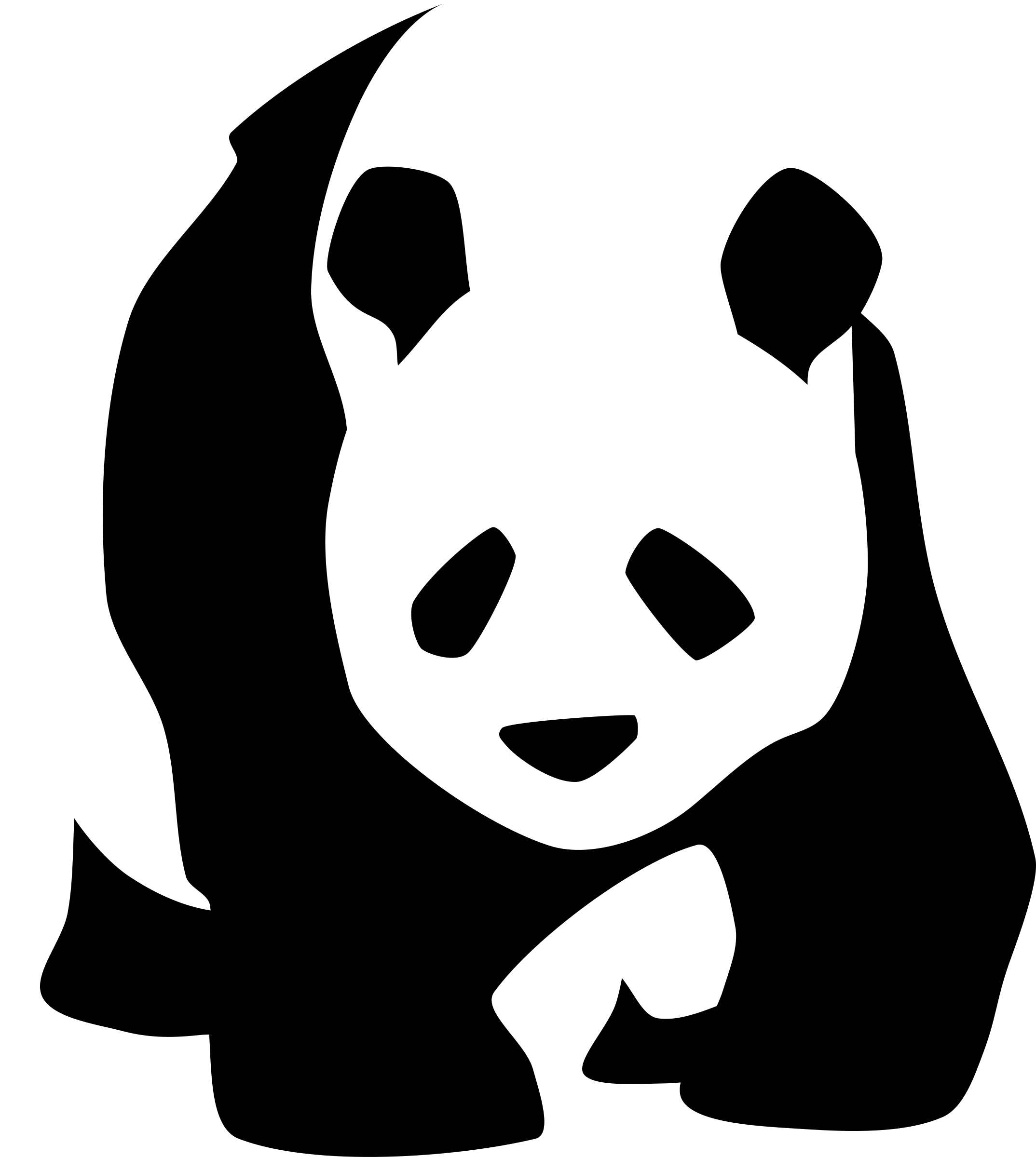 2148x2400 Top 86 Giant Panda Clip Art