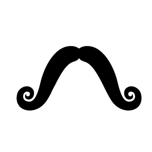 500x500 Background Clipart Mustache
