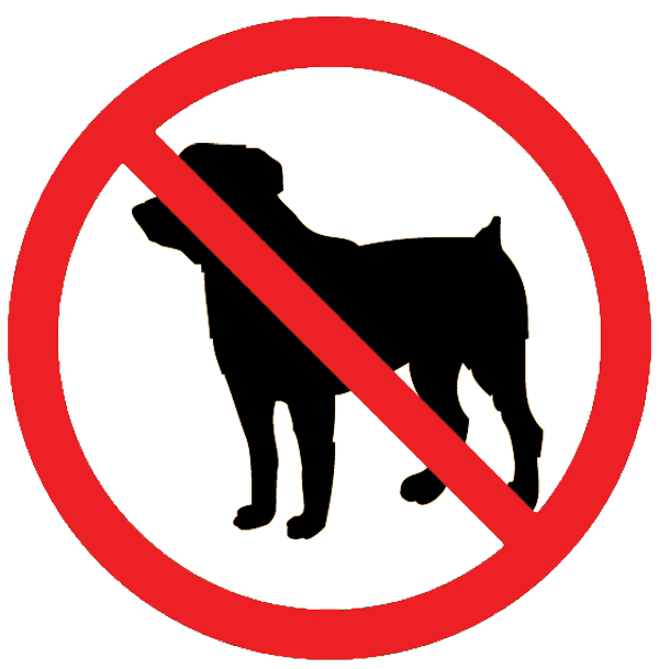 600x609 No Dogs Allowed Clip Art