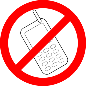 300x300 No Cell Phone Clipart