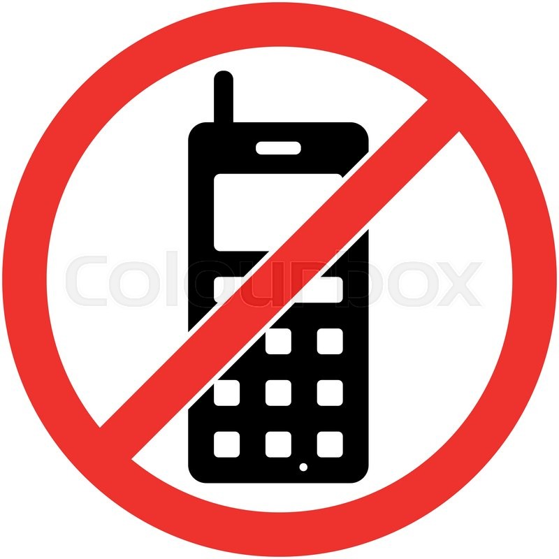 800x800 No Phone, Telephone, Cellphone And Smartphone Prohibited Symbol