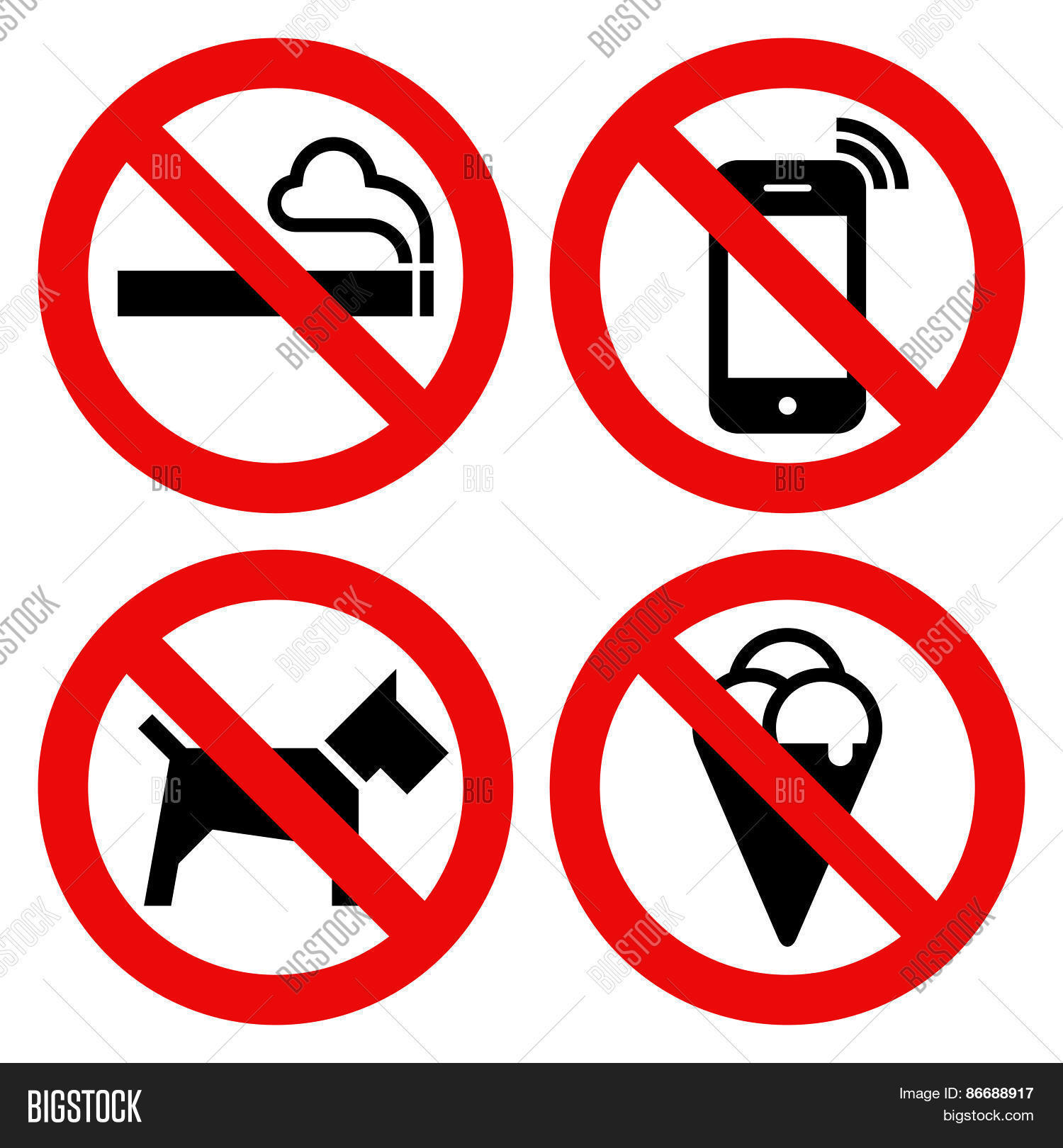 1500x1620 No Smoking, No Cell Phone, No Dogs Vector Amp Photo Bigstock
