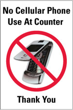 150x225 No Cell Phone Sign, Keep Off Cell Phone Sign And Much More.