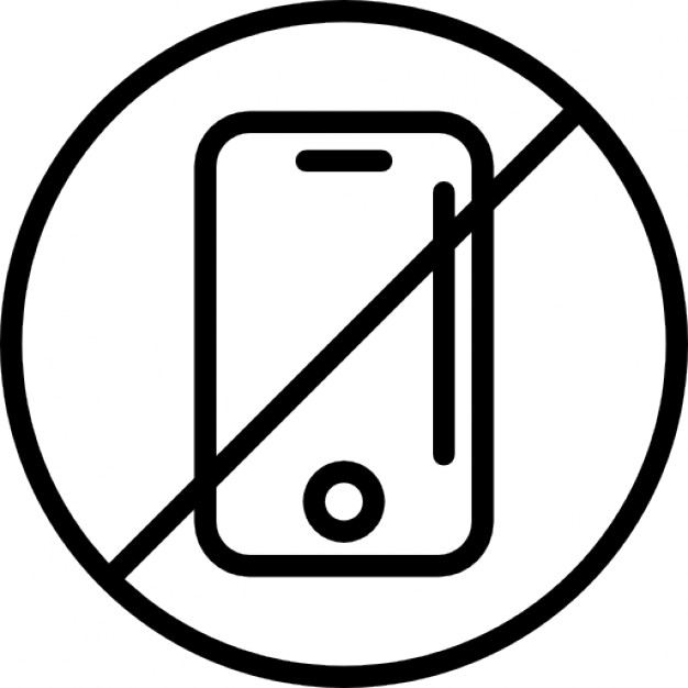626x626 No Mobile Phone Allowed Icons Free Download