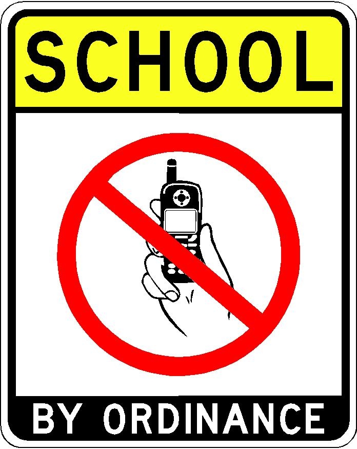 696x874 No Cell Phone Zone Clip Art