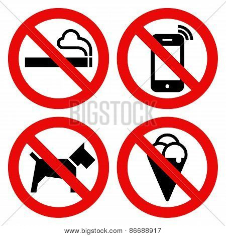 450x470 No Smoking, No Cell Phone, No Dogs Vector Amp Photo Bigstock