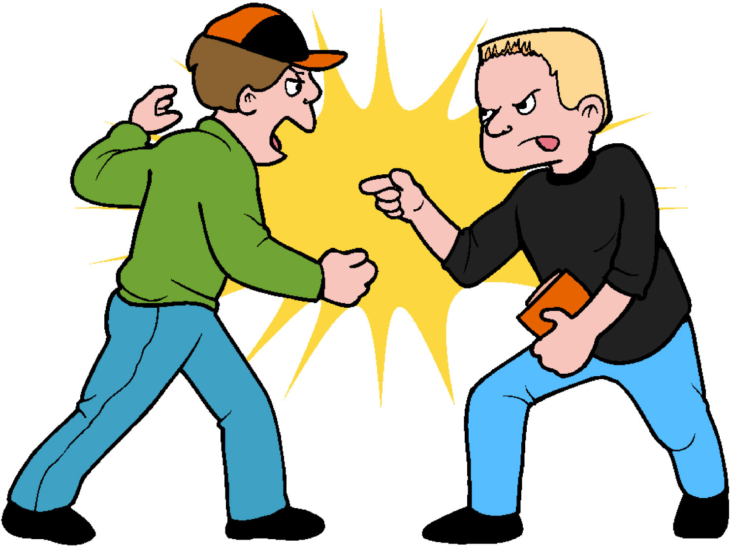 1485x1113 Fighting Clipart