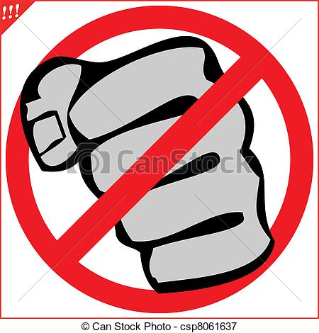 450x470 No Fighting Clipart