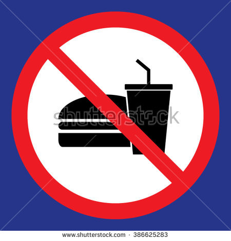 450x470 No Food Or Drink Vector