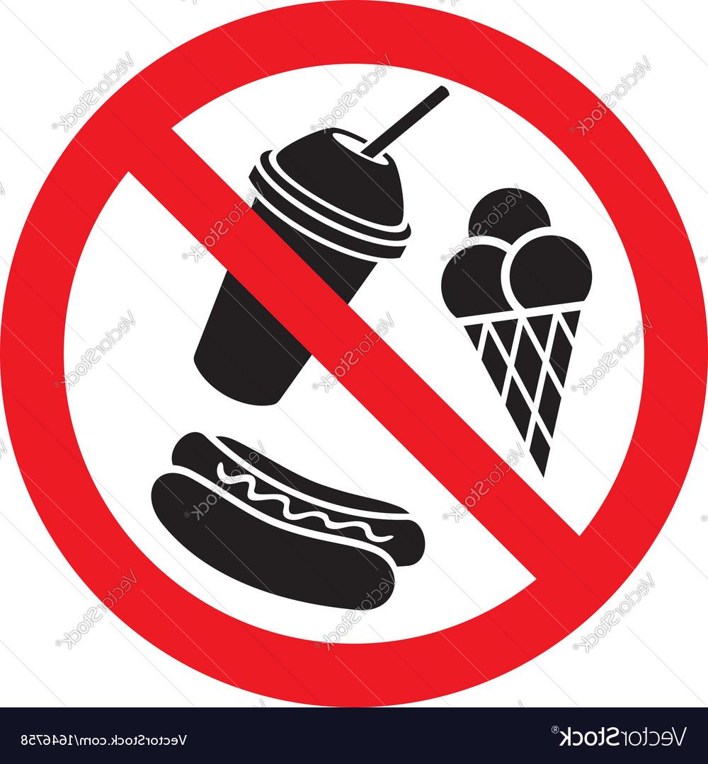 1000x1080 Best No Food And Drink Sign Vector File Free