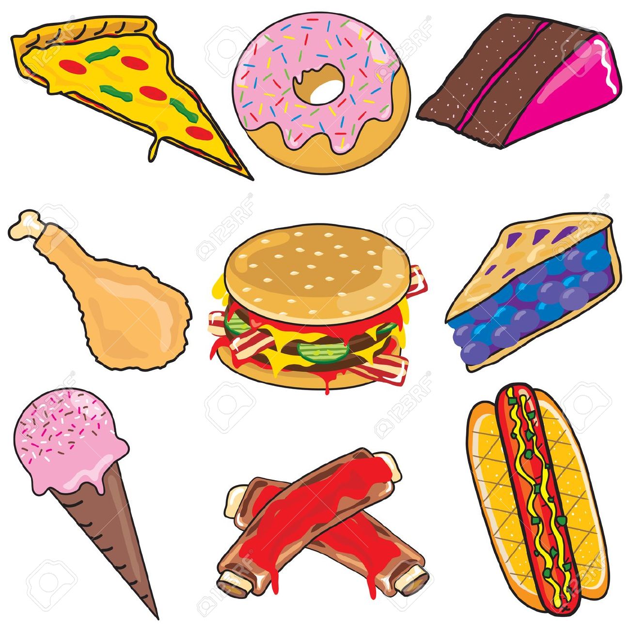 1300x1300 Food Clipart Party Food