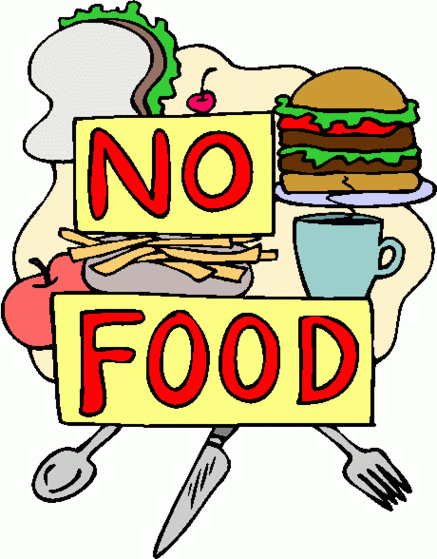 437x559 No Food Clipart