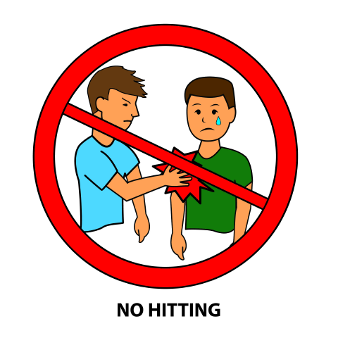 No Hitting Clipart | Free download on ClipArtMag