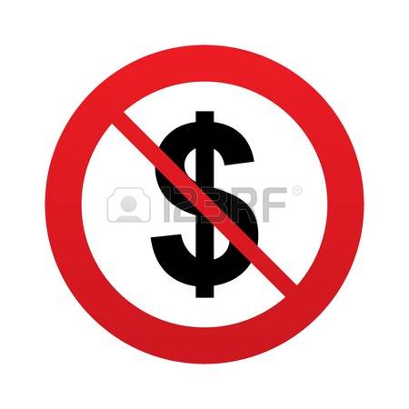 450x450 No Money Clipart