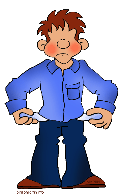 412x648 No Money Clipart