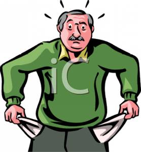 278x300 No Money Clipart