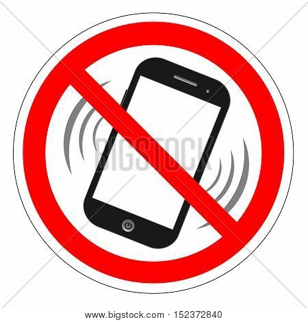 450x470 No Cell Phone Sign. Mobile Phone Vector Amp Photo Bigstock