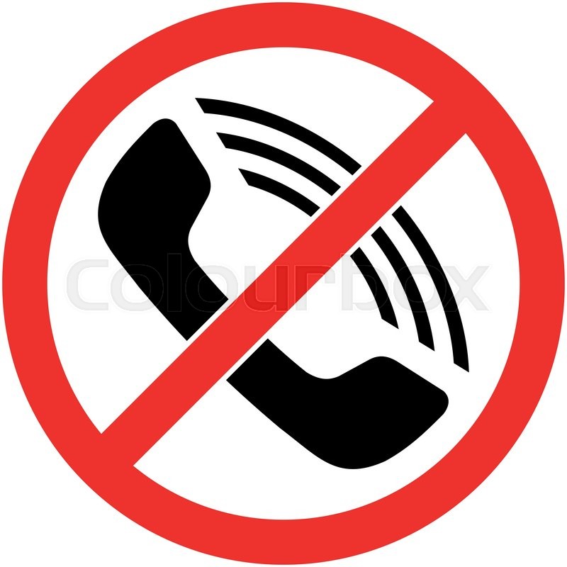 800x800 No Phone, Telephone, Cellphone And Smartphone Prohibited Symbol