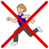 100x100 No Running Clipart 2185098