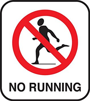315x355 No Running By Pool Clipart