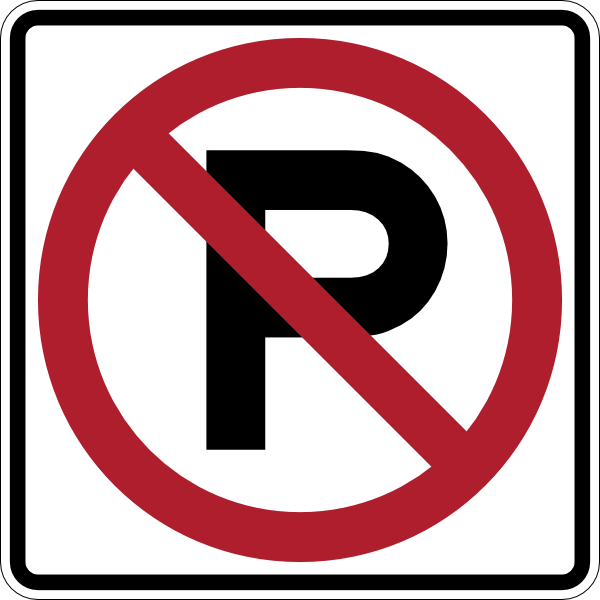600x600 No Parking Sign Clip Art Diy Amp Crafts Parking