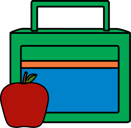 450x442 School Lunch Box Clip Art