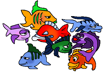 369x250 Top 84 School Of Fish Clip Art